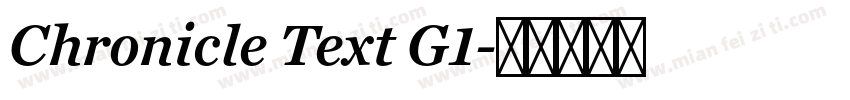 Chronicle Text G1字体转换